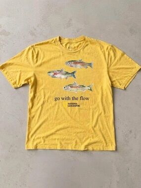 National Geographic Yellow Fish Graphic Tee